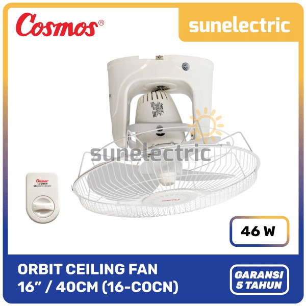 Jual Cosmos 16 Cocn Kipas Angin Plafon Langit Langit Orbit Fan 3 Speed 16 Inch 40 Cm 16 9989