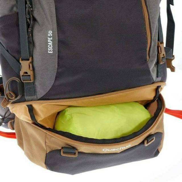 Jual QUECHUA ESCAPE 50L BACKPACK CARRIER EASY FIT Shopee Indonesia