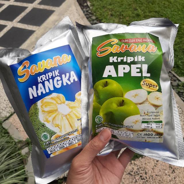 Jual Keripik Kripik Buah Savana Keripik Apel Nangka Mangga Salak Dan