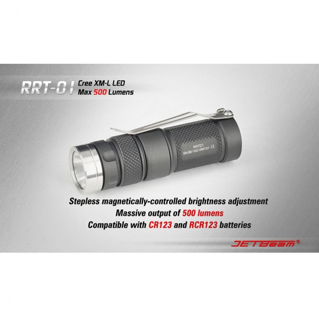 Jual JETBeam RRT-01 Senter LED CREE XM-L2 600 Lumens | Shopee Indonesia