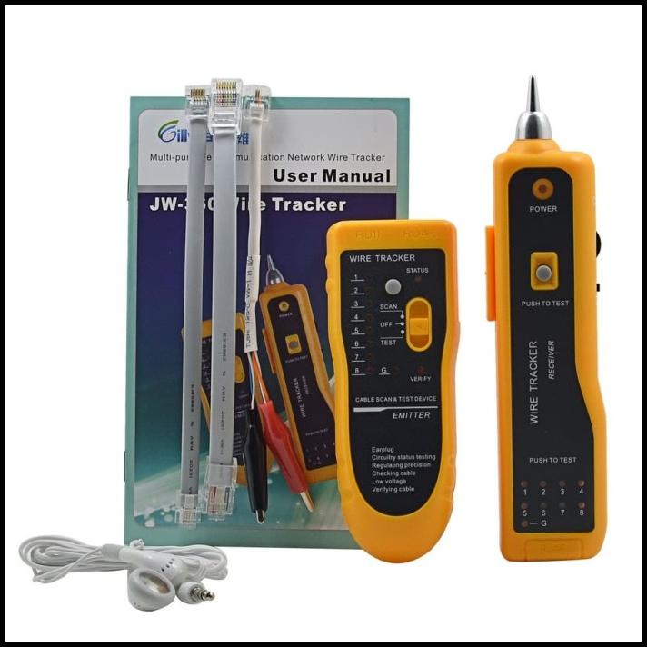 Jual Jw-360 Lan Tester Wire Tracker Cable Scan Track Line Finder ...