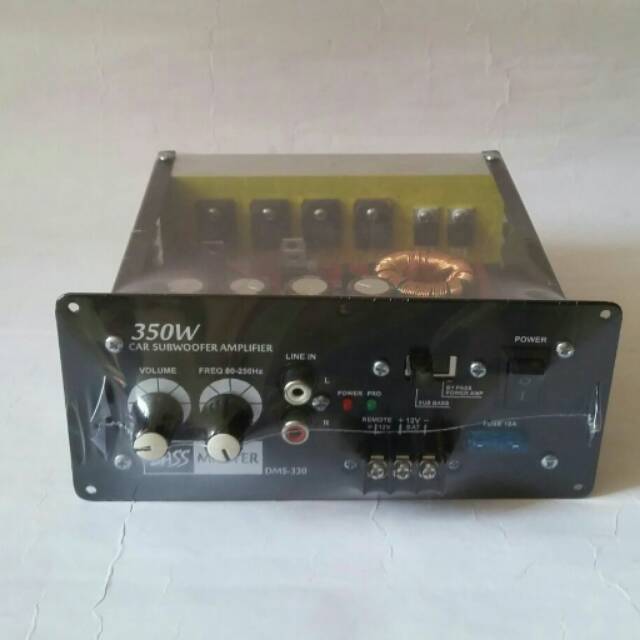 Jual Power Kit Bass Monoblock Bass master DMS330 350 Watt.... Shopee