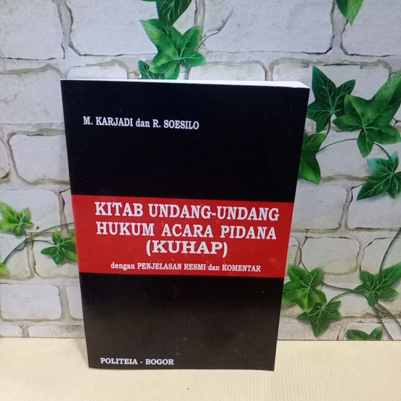 Jual Buku KITAB UNDANG-UNDANG HUKUM ACARA PIDANA (KUHAP) | Shopee Indonesia