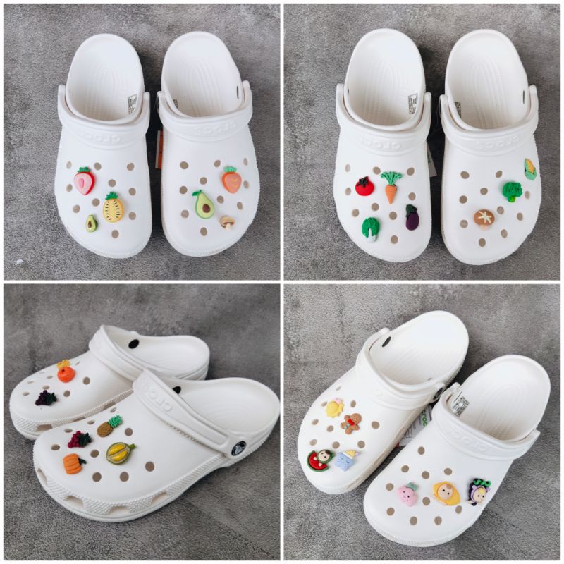 Jual CROCS Jibbitz Charm VEGETABLES AND FRUITS for Shoes, Sandals