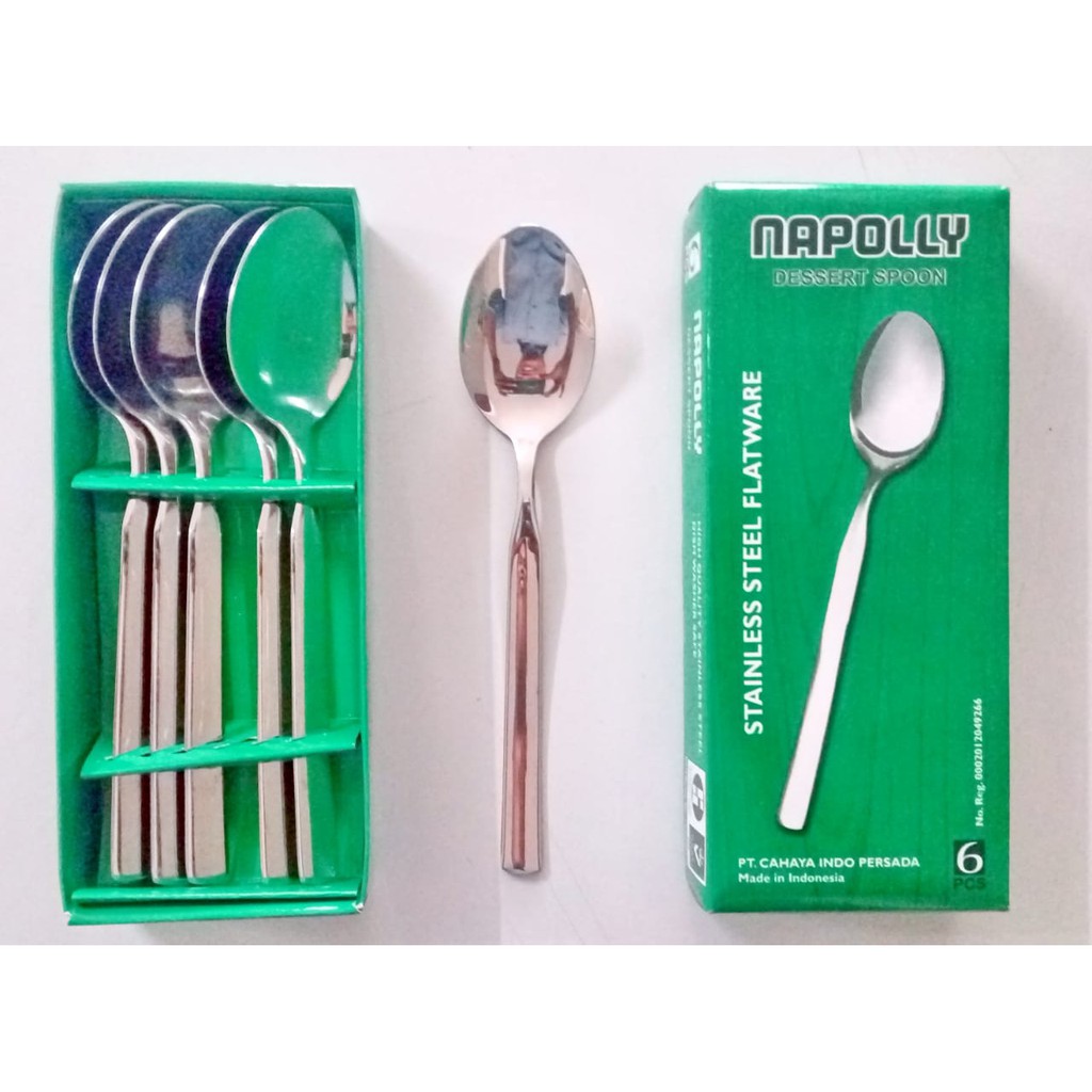Jual sendok stainless steel flatware "NAPOLLY" HIGH QUALITY ORIGINAL