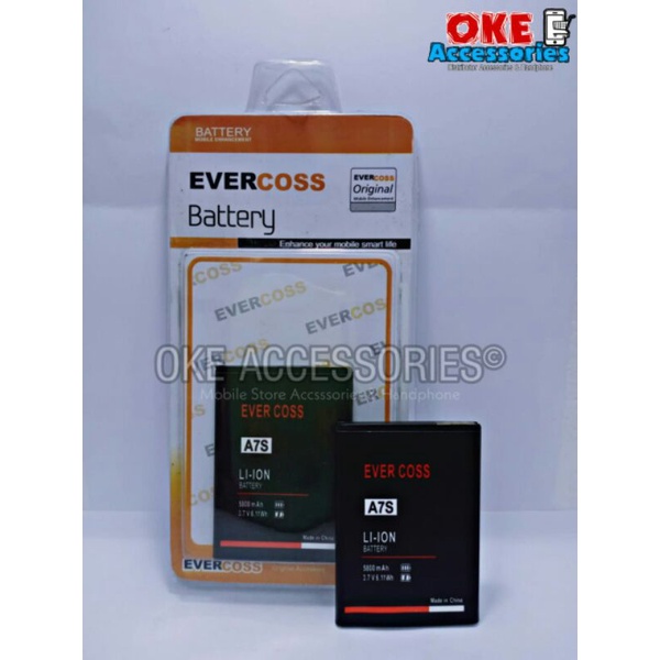 Jual Baterai/Batre/Battery HP EVERCOSS A7S | Shopee Indonesia
