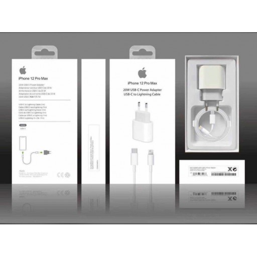 Jual Travel Charger Iphone 12 Pro Max 20W USB C Power Adaptor USB C To