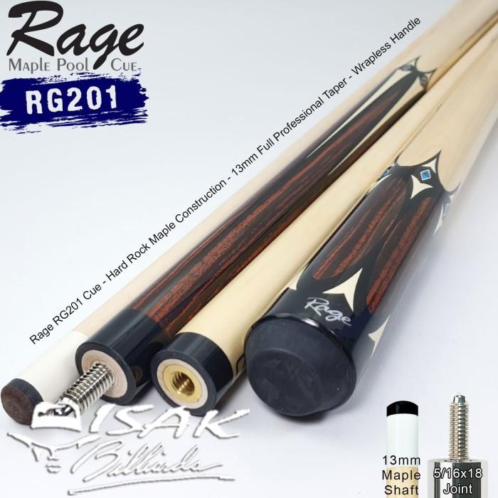 Jual Rage RG201 Pool Cue - 13 mm Maple Billiard Stick Stik Biliar ...