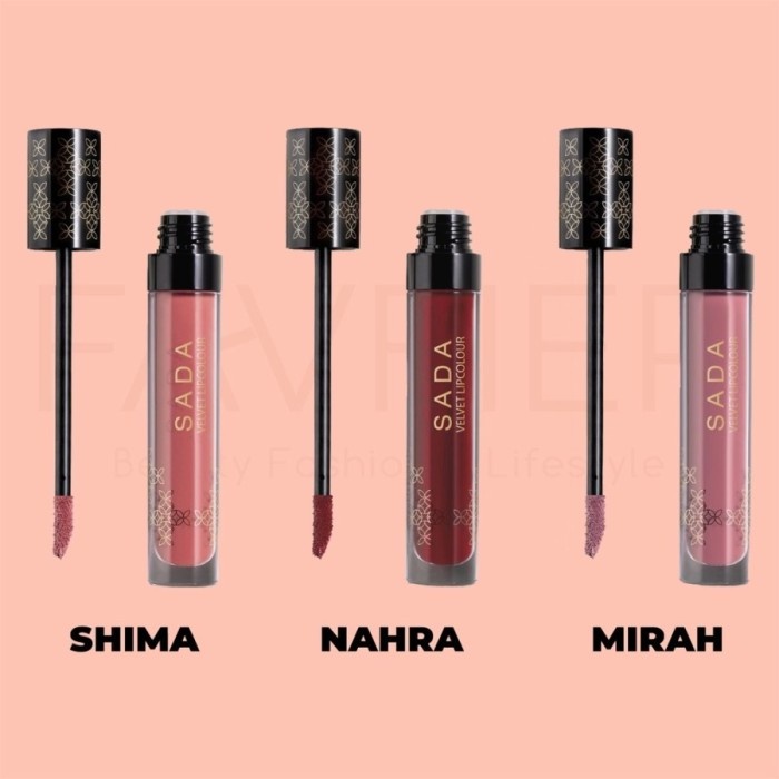 Jual SADA Velvet Lip color BPOM | Shopee Indonesia
