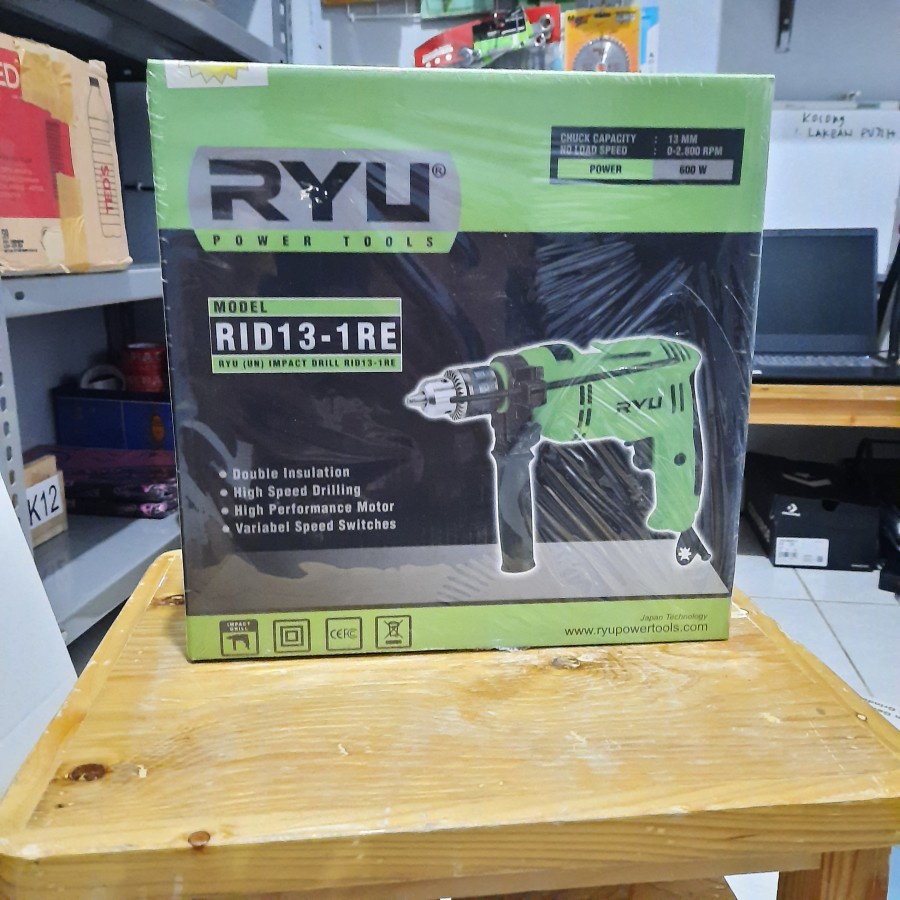 Jual Mesin Bor RYU RID 13 - 1 RE Bor Impact Tembok 13mm | Shopee Indonesia