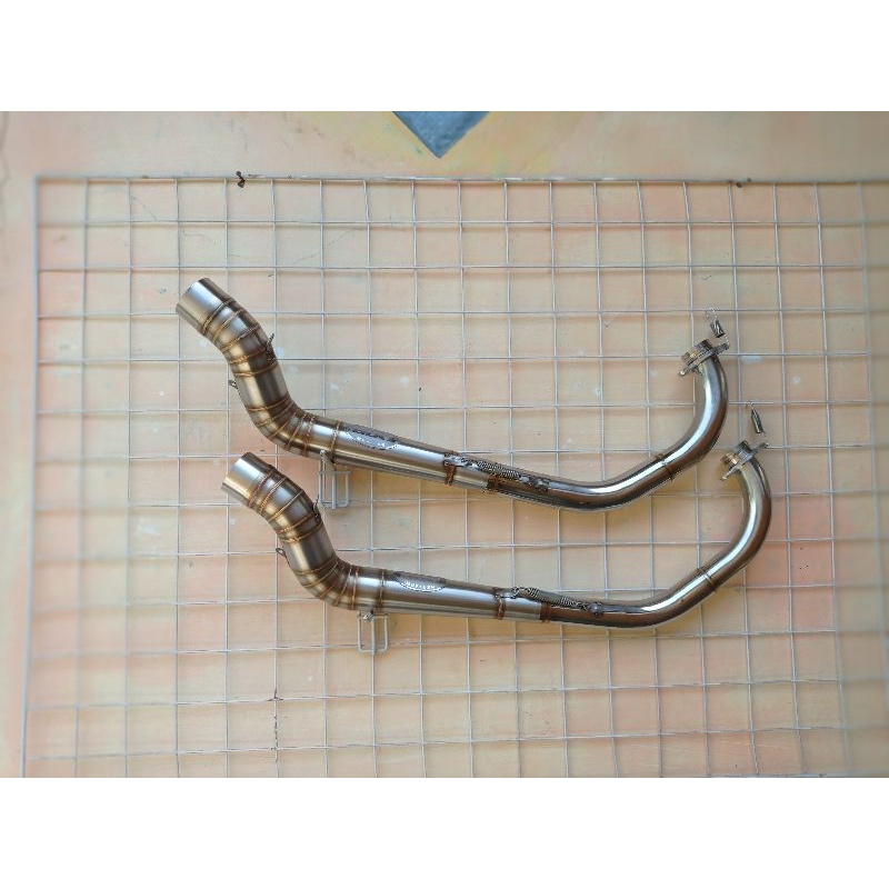 Jual leher header knalpot TLR cb gl mp tiger inlet 55 by tlr mufler ...