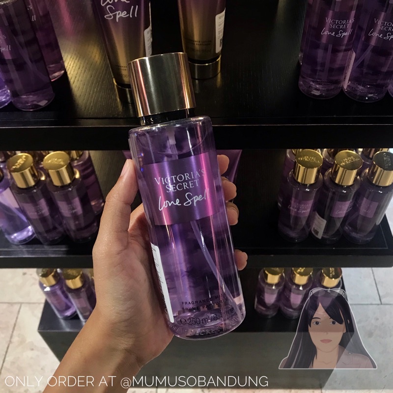 Jual Victoria Secret Love Spell Fragrance Mist Love Spell Body Mist 250ml Shopee Indonesia 5310