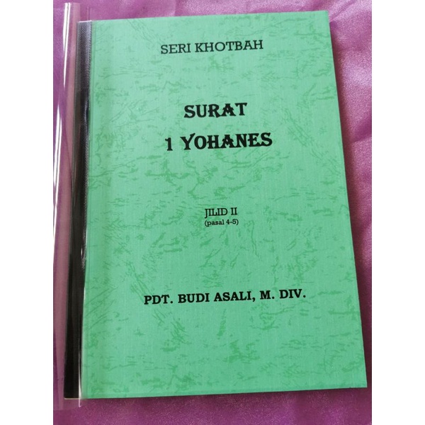 Jual Buku Rohani Kristen Buku Seri Khotbah Surat 1Yohanes Jilid 2 ...