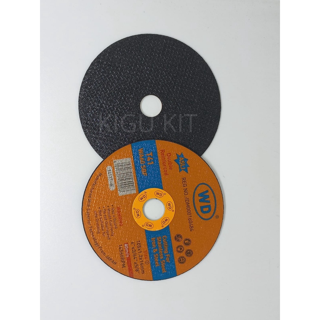 Jual BATU POTONG GRINDA 4INCH / GURINDA CUTTING DISC WD T41 WA60 SBF 4 ...