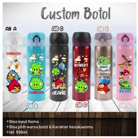 Jual Botol minum custom | Shopee Indonesia