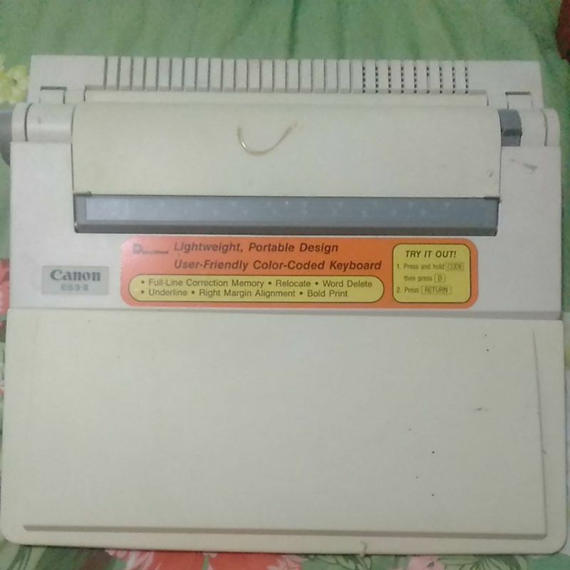 Cartuccia A Nastro Canon ES-3 II Per Macchina Da Scrivere &ndash; Originale, Nero, PrinterRibbonDepot