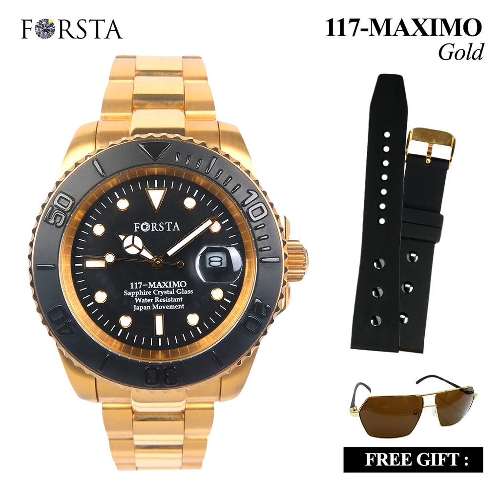 Jual Forsta 117 Maximo Gold Jam Tangan Kesehatan | Shopee Indonesia