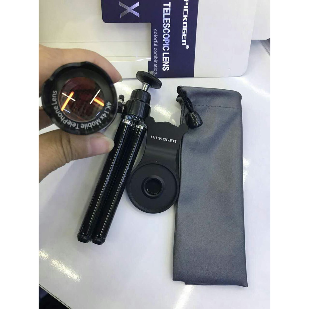 Jual Lensa Pickogen Tele Zoom 14X Kualitas 4K Plus Clip Jepit & Mini ...