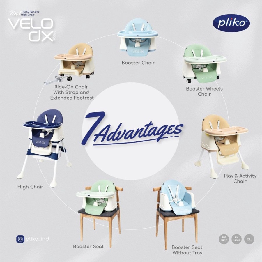 Pliko high hot sale chair