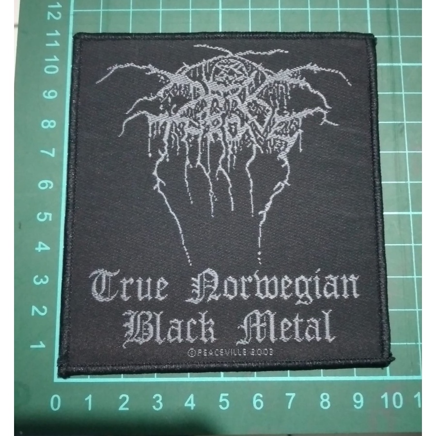 Patch Darkthrone Transilvanien Hunger - Noir, Taille Unique - Accessoire Metal Extrême