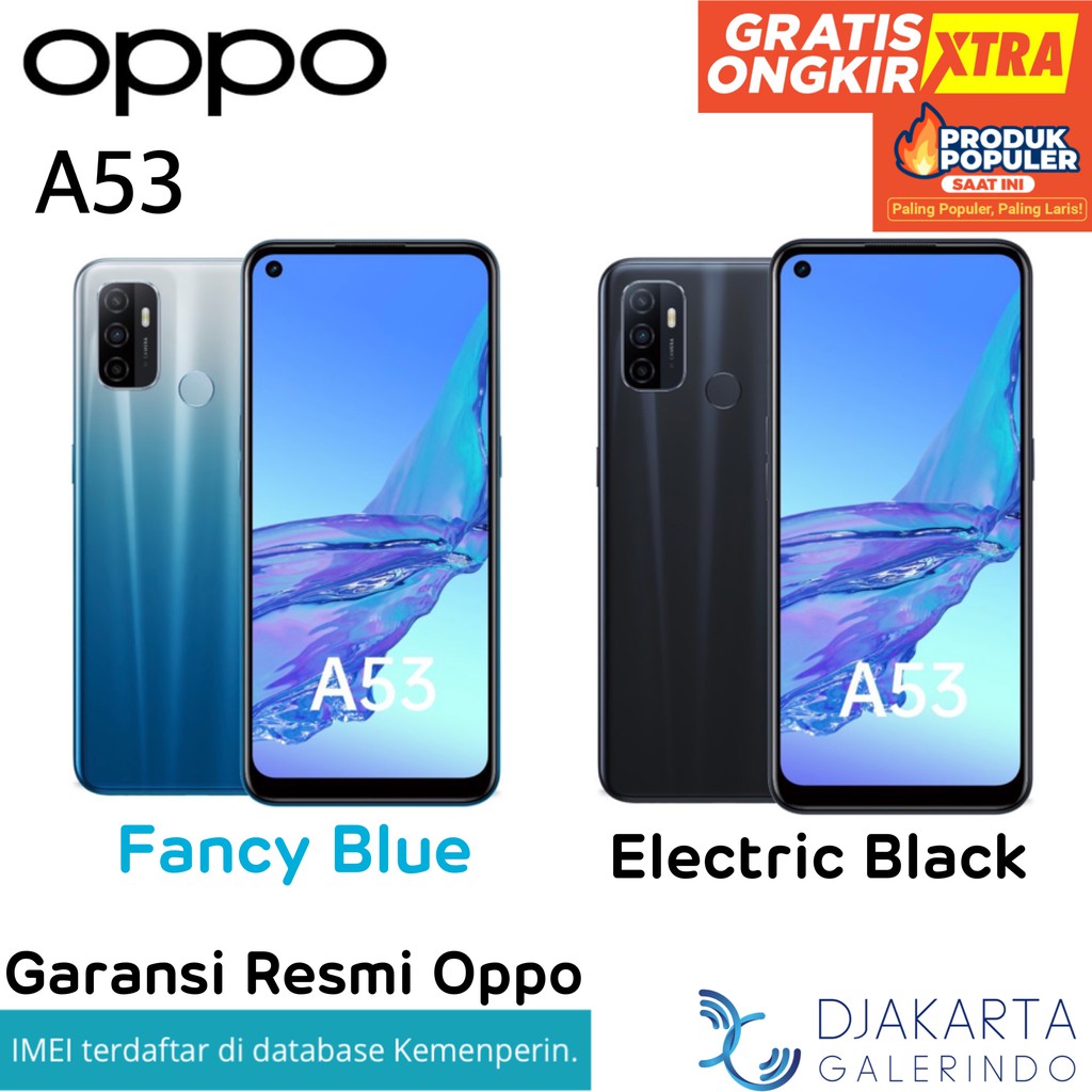 Jual OPPO A53 4/64 GB & 6/128 GB - Garansi Resmi OPPO | Shopee Indonesia