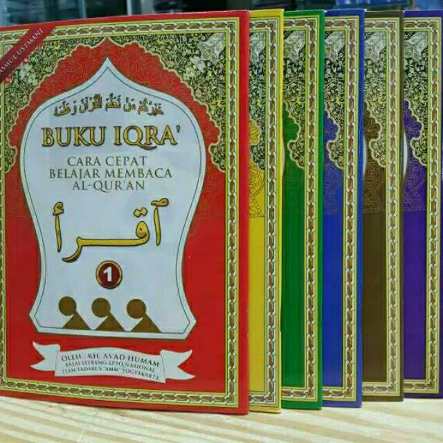 Jual Set 6 Buku IQRO PER JILID ( 1 - 6 ) RASM USTMANI | Shopee Indonesia