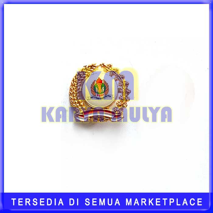 Jual Pin Guru Lencana Pgri Model Padi Dan Kapas Custom Desain Km