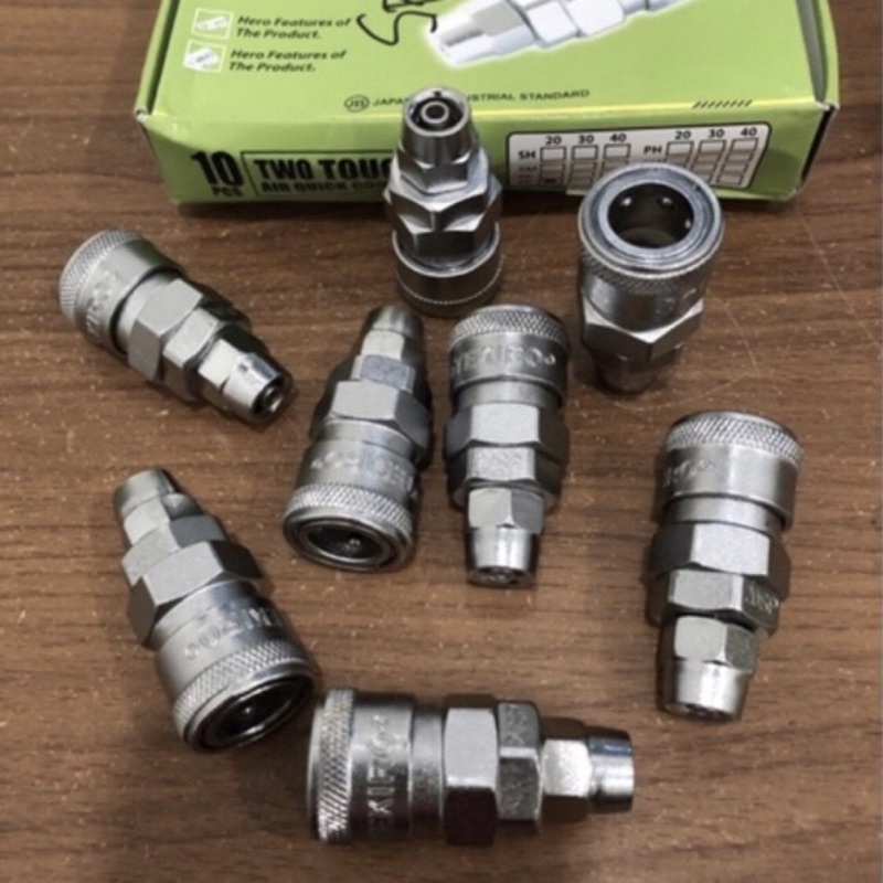 Jual TEKIRO quick coupler kompresor TWO touch sh20 sm20 sf20 sp20 ...
