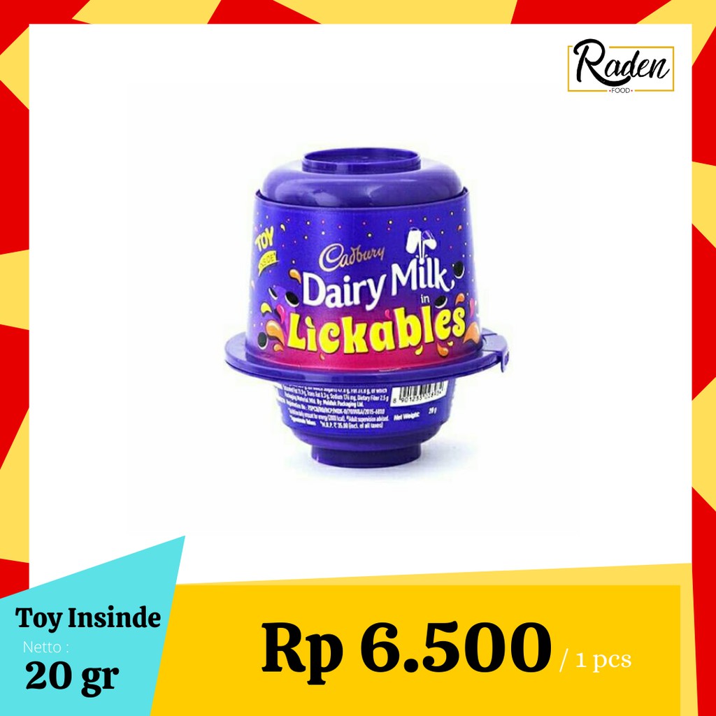 Jual Cadbury Dairy Milk Lickables Shopee Indonesia