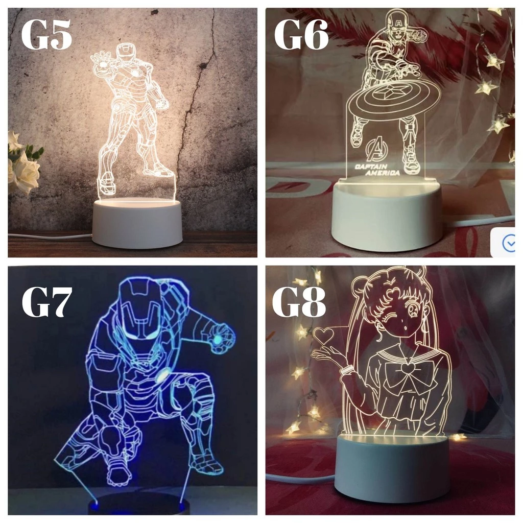 LAMPU HIAS LED 3D / LAMPU TIDUR HIAS DIMENSI PART 7 | AutoStock