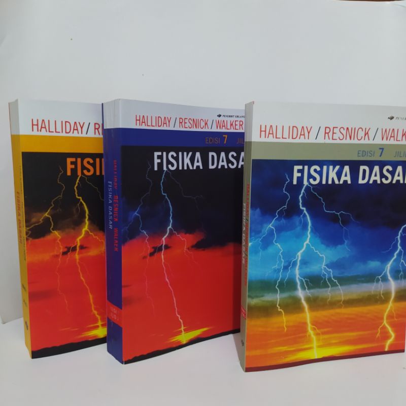 Jual Fisika Dasar Jilid 1 2 Dan 3 Edisi 7 Full Set Edisi 7 Halliday