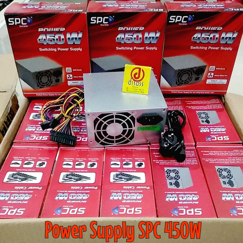 Jual POWER SUPPLY SPC 450W DISASS JOGJA Shopee Indonesia
