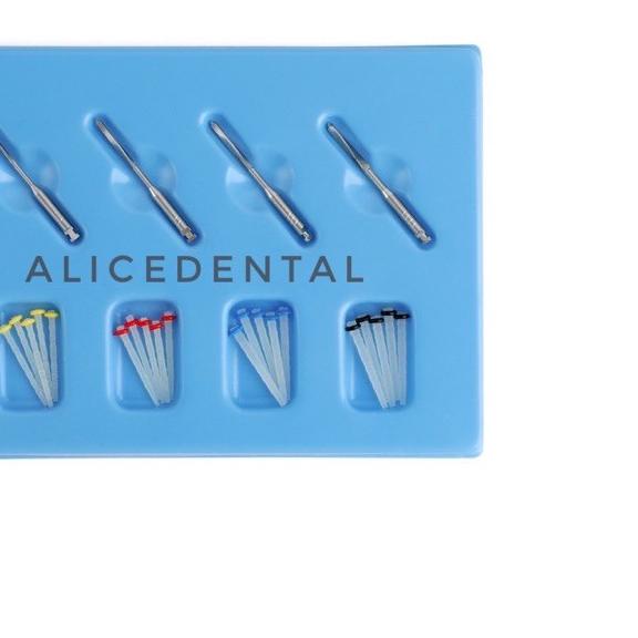 Jual Dental fiber post + drill / fiber post gigi / pasak post core