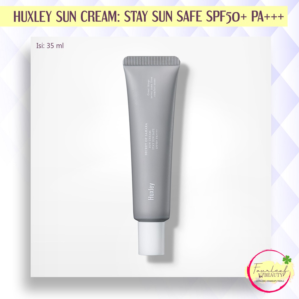 [Huxley] Sun Cream Stay Sun Safe SPF50+ main image 1