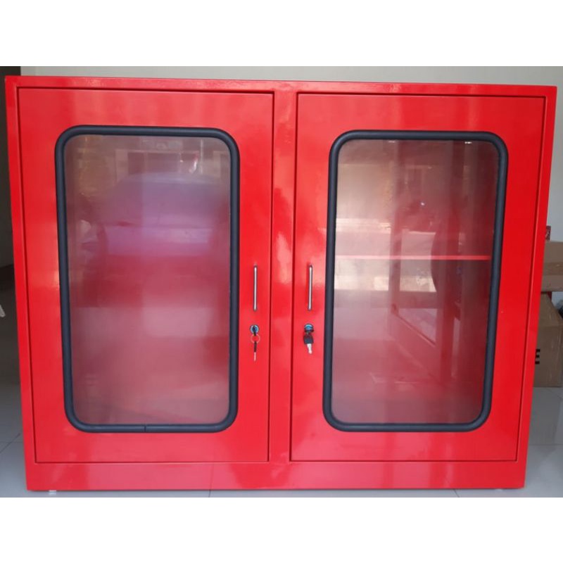 Jual Box APD / Safety Cabinet Plat Besi Kecil 2 Pintu Size: T 100 X P ...