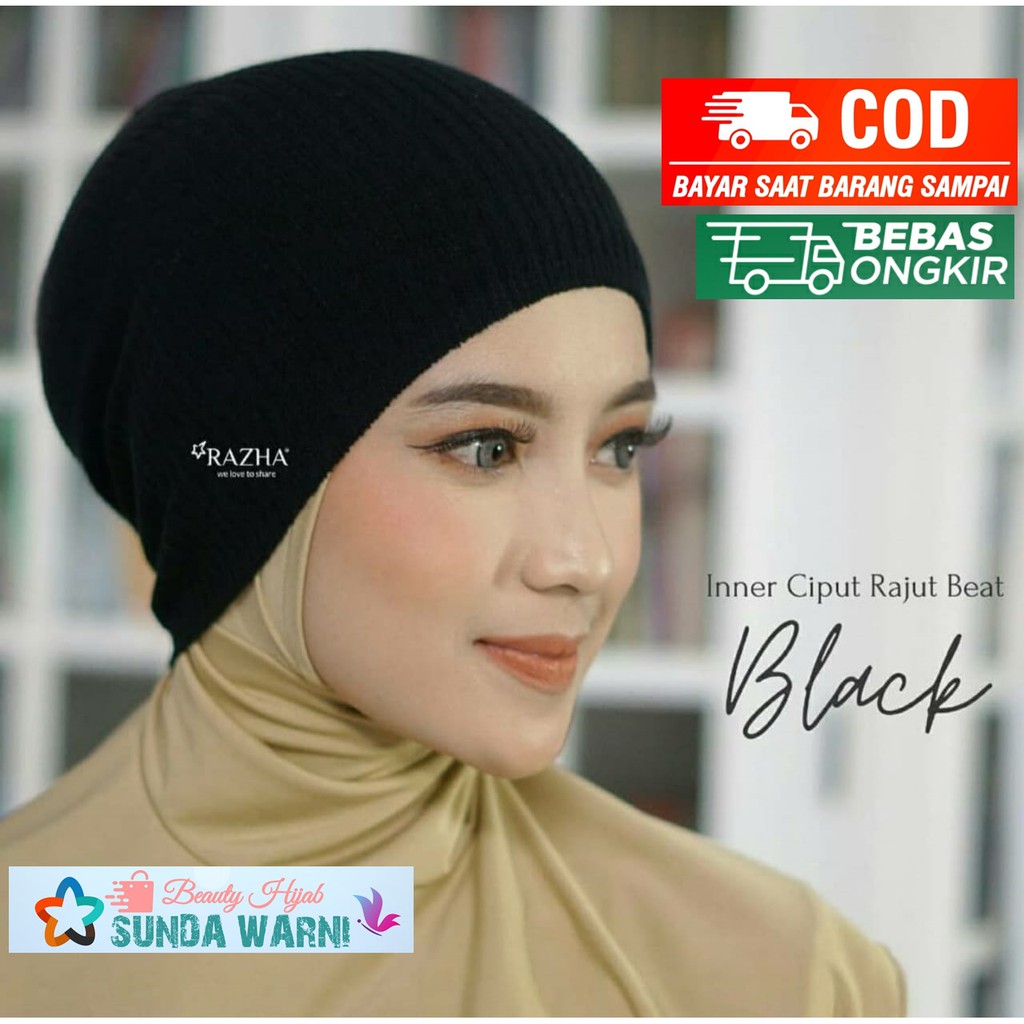 Jual Ciput Bandana Rajut 1 Warna Premium | Shopee Indonesia