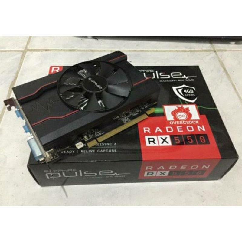 Jual Vga Sapphire Radeon Rx 550 4gb ddr5 | Shopee Indonesia