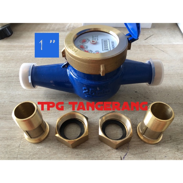Jual Meteran Air Water Meter Kuningan 1 inchi | Shopee Indonesia