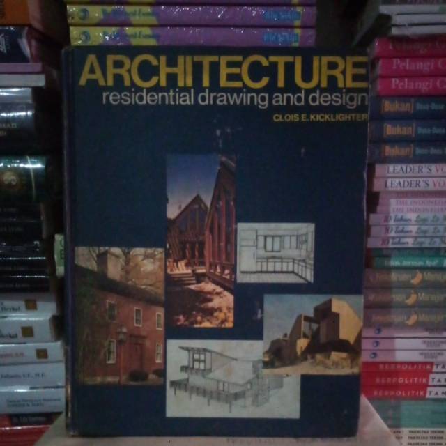 Jual BUKU ORIGINAL ARCHITECTURE RESIDENTIAL DRAWING AND DESIGN THN 1976 ...