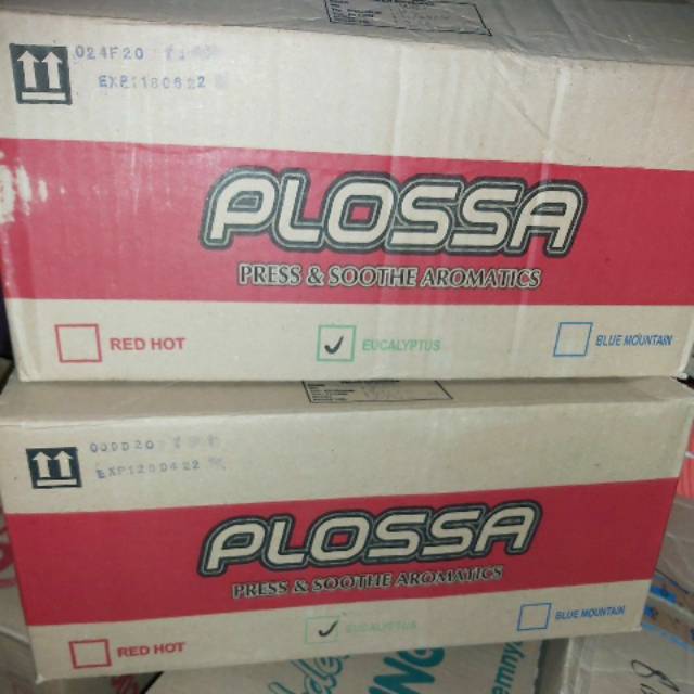 Jual PLOSSA MINYAK ANGIN 1 KARTON MIX 72PCS(FREE ANTIS RENTENG ...