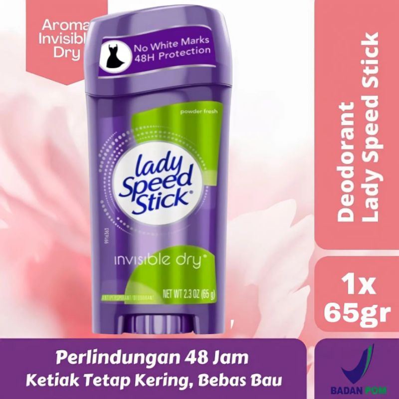 Jual Lady Speed Stick Deodorant Made in USAInvisible Dry Powder Fresh