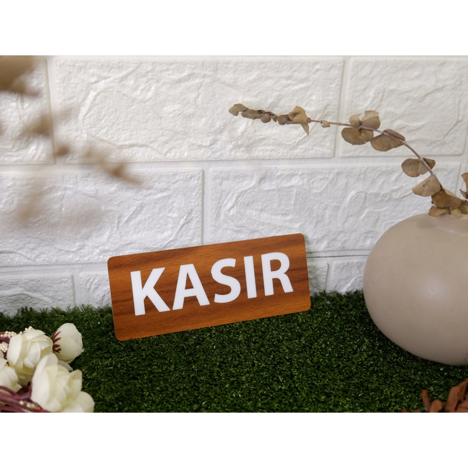 Jual Sign Cafe Kasir Akrilik Sign Board Penanda Ruangan Shopee Indonesia