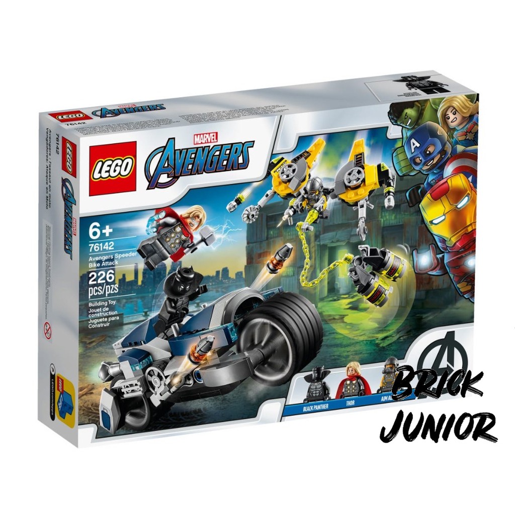 Jual Brick Junior LEGO 76142 MARVEL Avengers Speeder Bike Attack MISB Shopee Indonesia