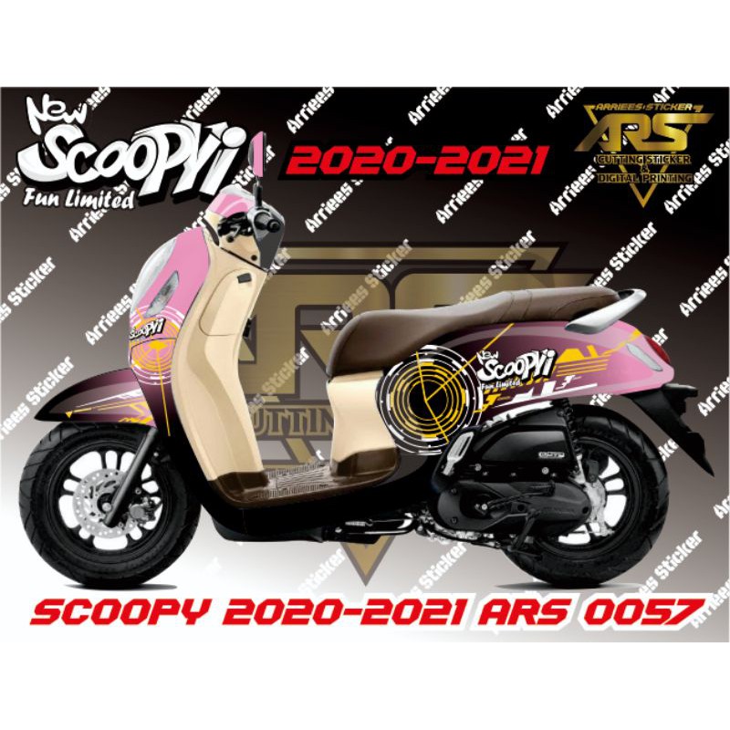 Jual Scoopy full body sticker custom - Decal scoopy 2021 full body ...