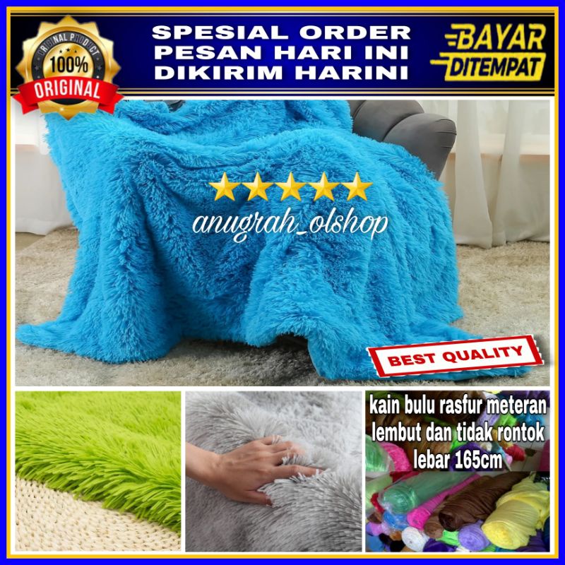 Jual Kain bulu rasfur lebar kain 165cm | Shopee Indonesia