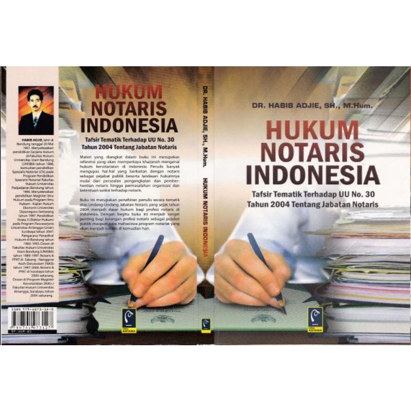 Jual Hukum Notaris Di Indonesia ( Dr. Habib Adjie S.h M.hum ) | Shopee ...