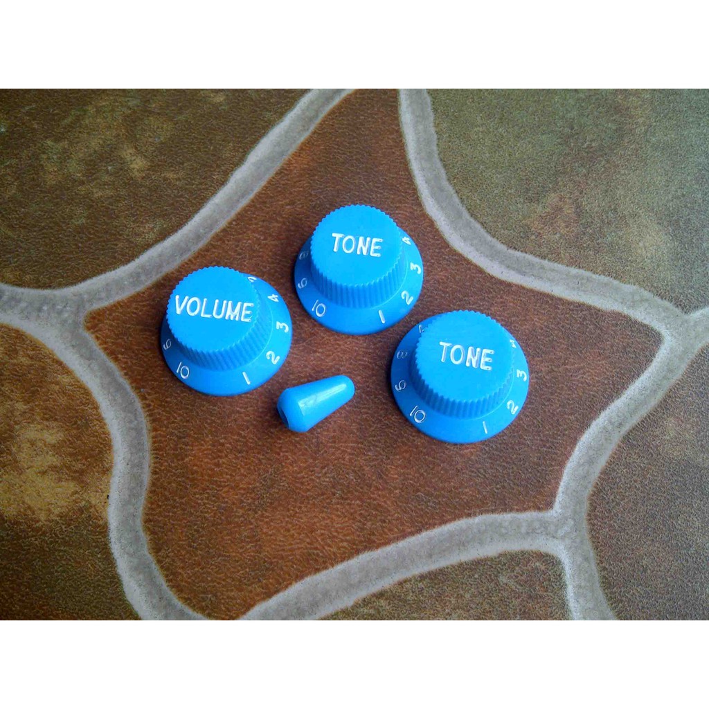 Jual Blue Sky Set Knob Potensio Volume Tone Control Switch Tip Gitar ...