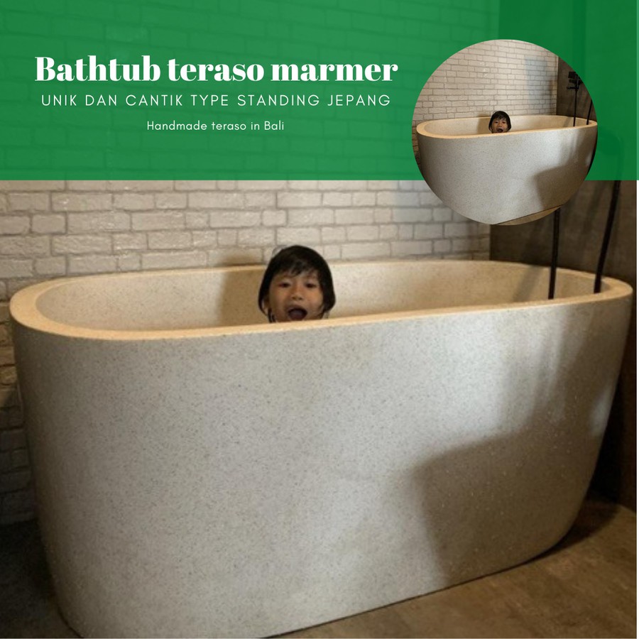 Jual Bathtub Teraso Marmer Type Standing Jepang P Shopee Indonesia