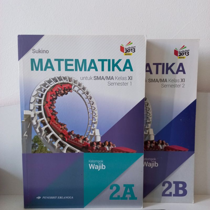 Jual Buku Paket Pelajaran Matematika Wajib 2A Dan 2B Kelas 11 A B ...