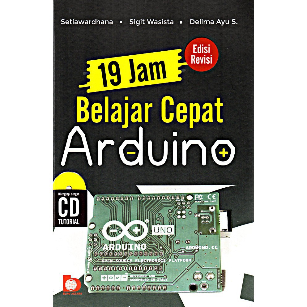 Jual Buku 19 Jam Belajar Cepat Arduino Edisi Revisi dilengkapi CD ...